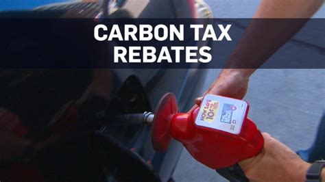 how much is the carbon tax rebate 2023